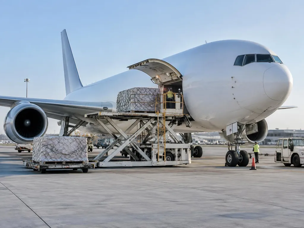 Air cargo loading operation